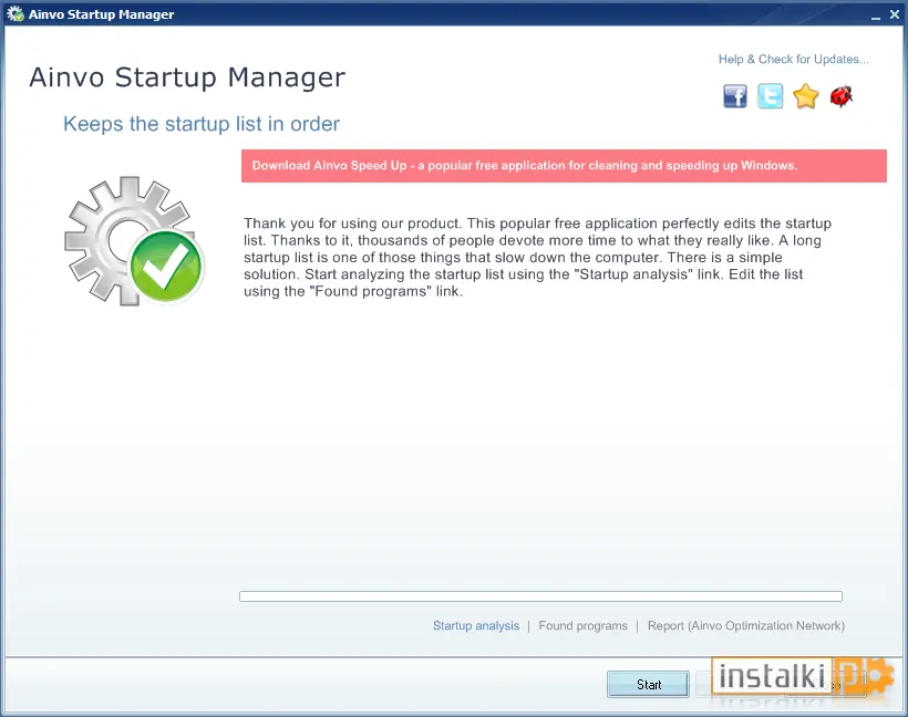 Okladka Ainvo Startup Manager